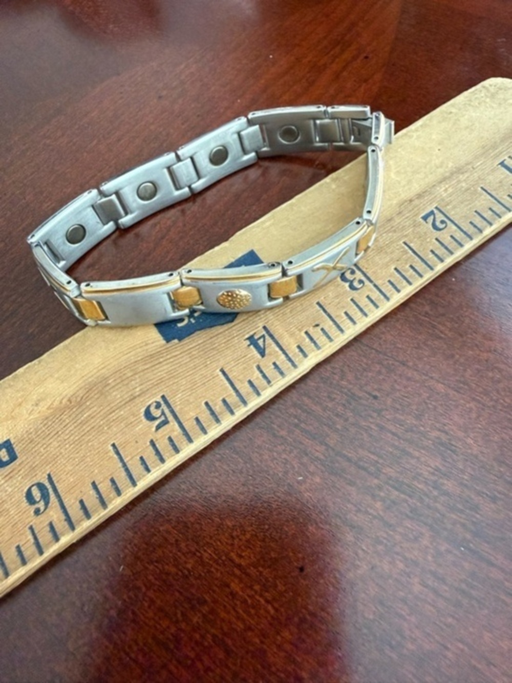 Vintage Silver Gold Tone Bracelet